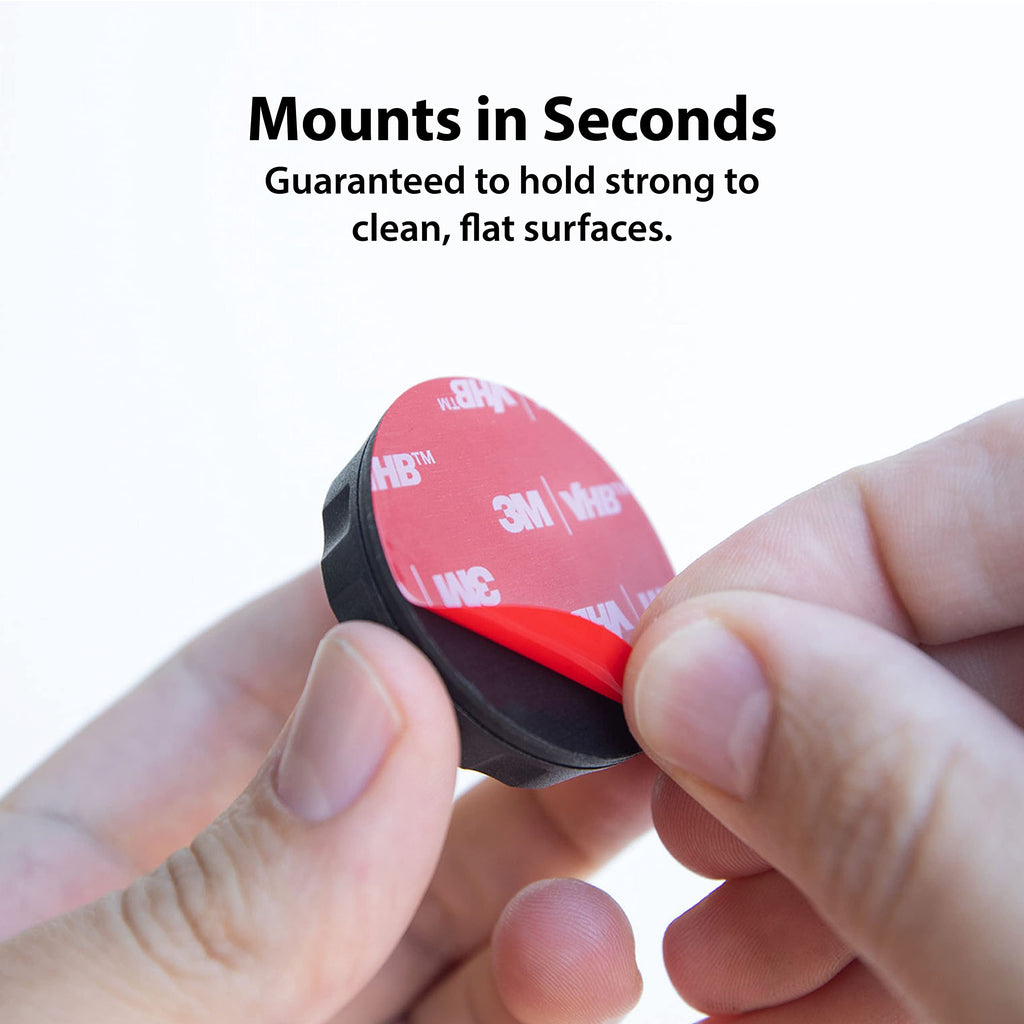 Elevation Lab AirTag Adhesive Mount (4 Pack) - TagVault™ - The First Waterproof AirTag Stick-On Holder | 3M VHB, Indestructible, Screw-On Design, Find Your Bike, Car, & More