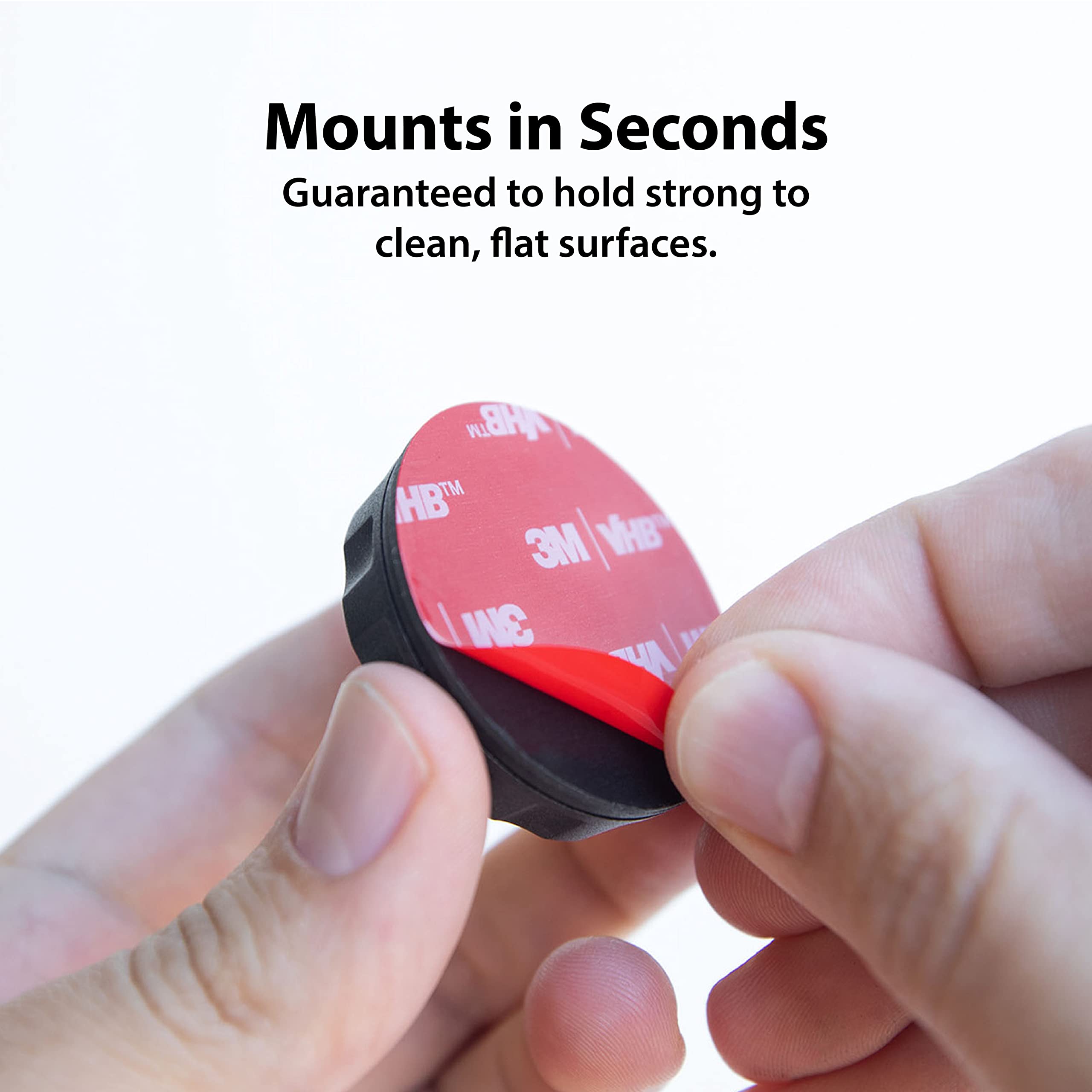 Elevation Lab AirTag Adhesive Mount (4 Pack) - TagVault™ - The First Waterproof AirTag Stick-On Holder | 3M VHB, Indestructible, Screw-On Design, Find Your Bike, Car, & More