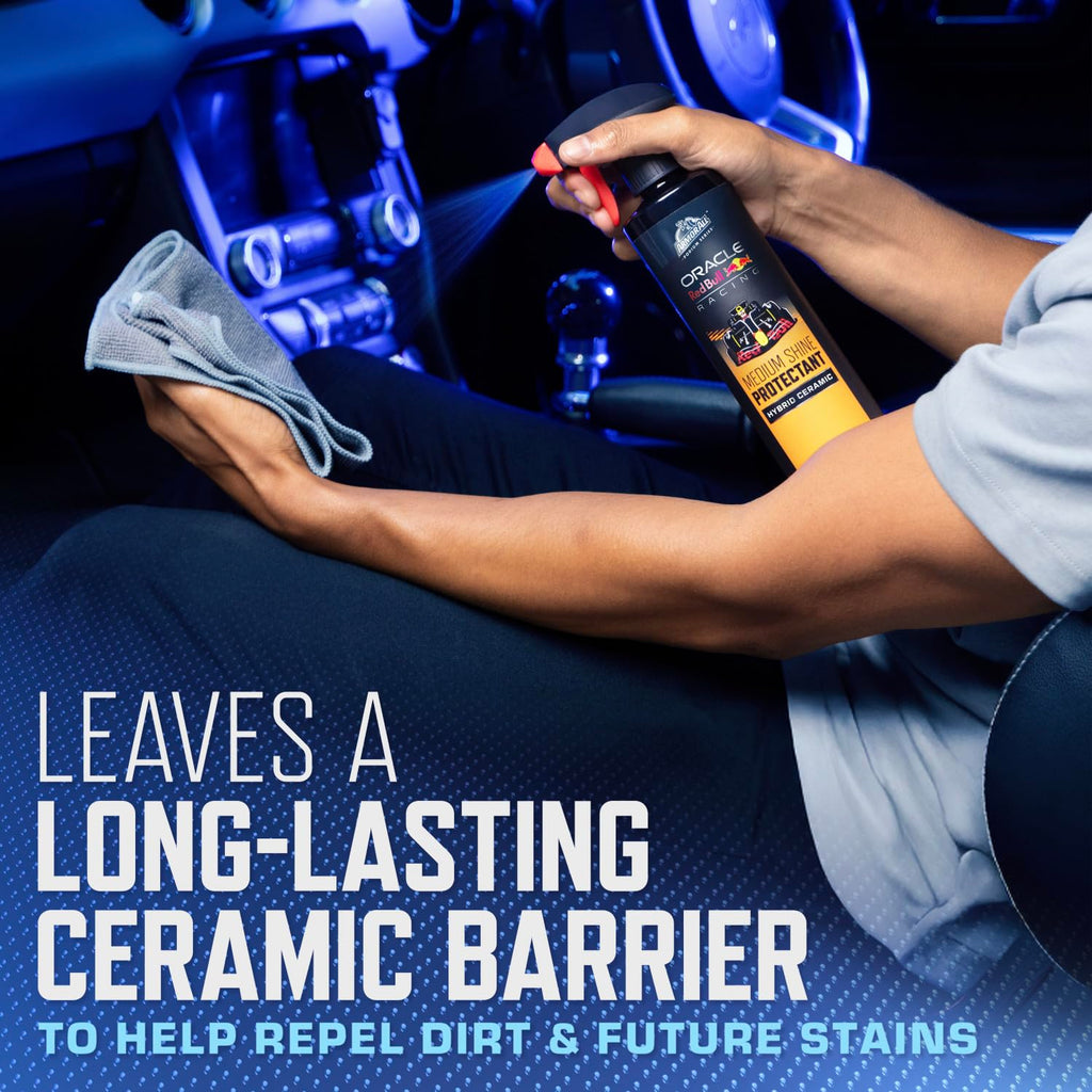 Armor All Podium Series Hybrid Ceramic Medium Shine Protectant Spray, 16 fl oz, Car Interior Protectant Developed in Collaboration with Oracle Red Bull Racing