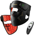 CONLWIN 4D Cordless Red Light Therapy Mask for Face, 9 Modes with 850nm NIR