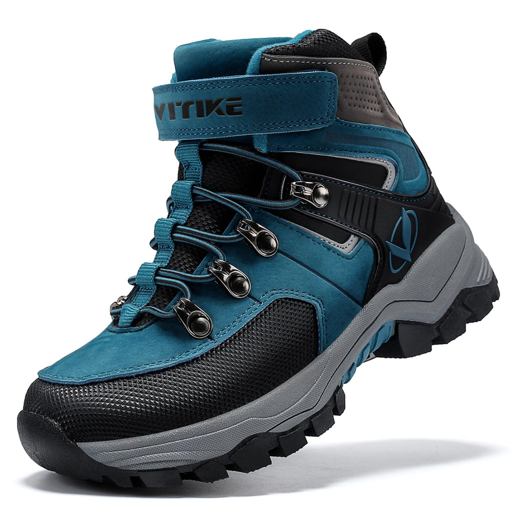 Littleplum Boys Snow Boots Winter Warm Booties Antiskid Hiking Outdoor Shoes Ankle Boots for Kids Yellow Size 8 Big Kid