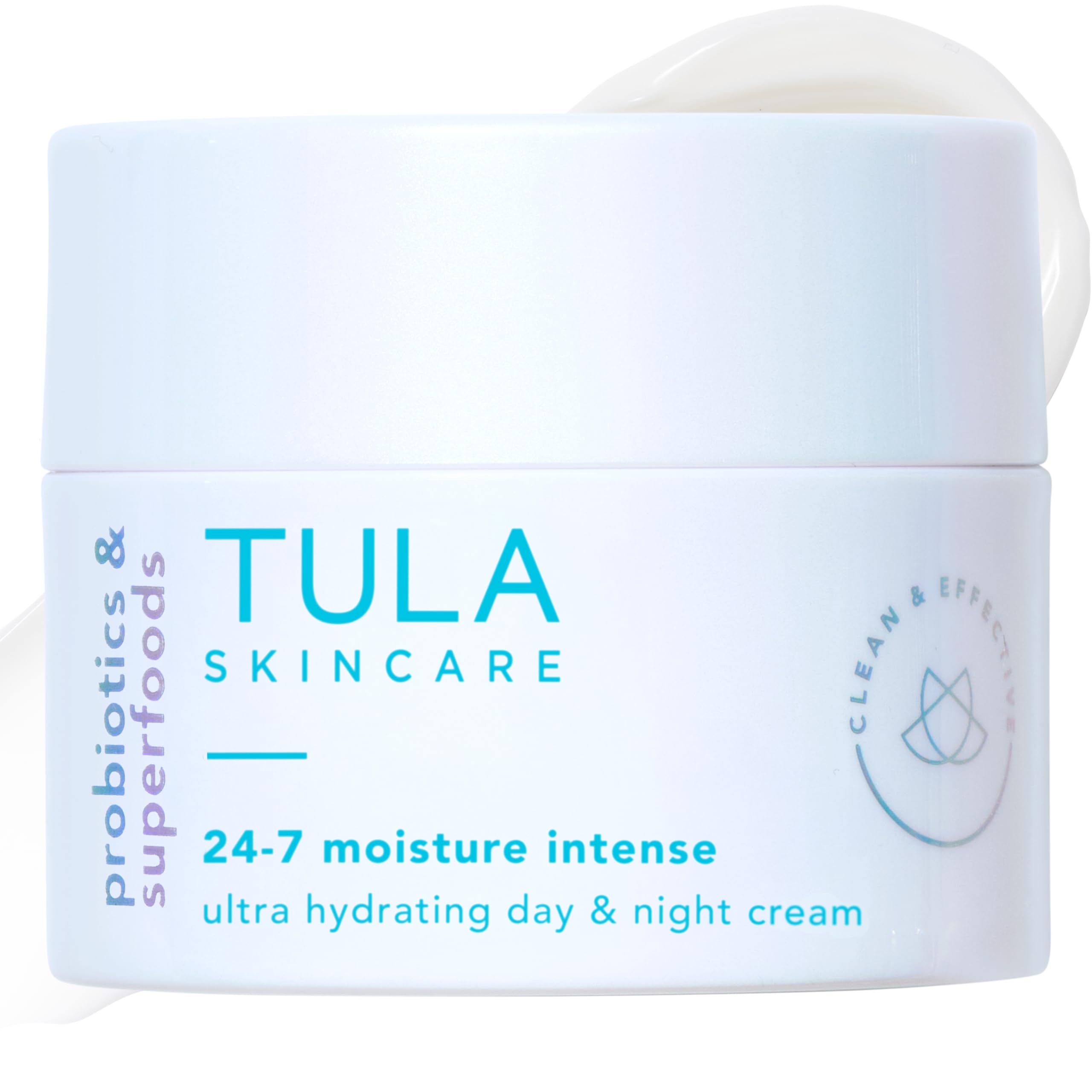 TULA Skin Care 24-7 Moisture Intense Ultra Hydrating Day & Night Cream - Ultra Nourishing Moisturizer for Face, Improves, Soothes & Maintains Skin Balance, 1.5 oz.