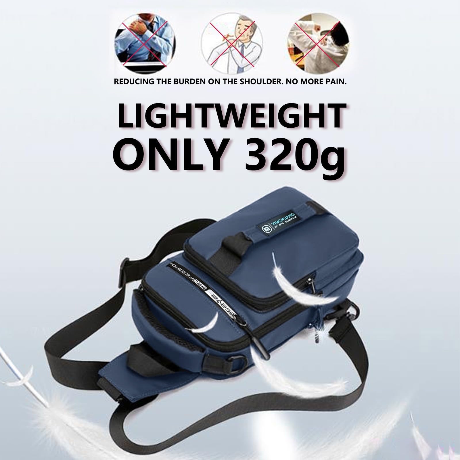 Daily Deals of The Day Today Only, Sling Bag for Men Women, Shoulder Backpack Chest Bags Hiking Daypacks