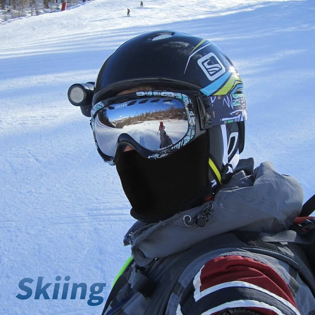 YESLIFE Balaclava Black Ski Mask for Men and Women, Winter Face Mask, Shiesty for Skiing, Snowboarding & Motorcycle, Black