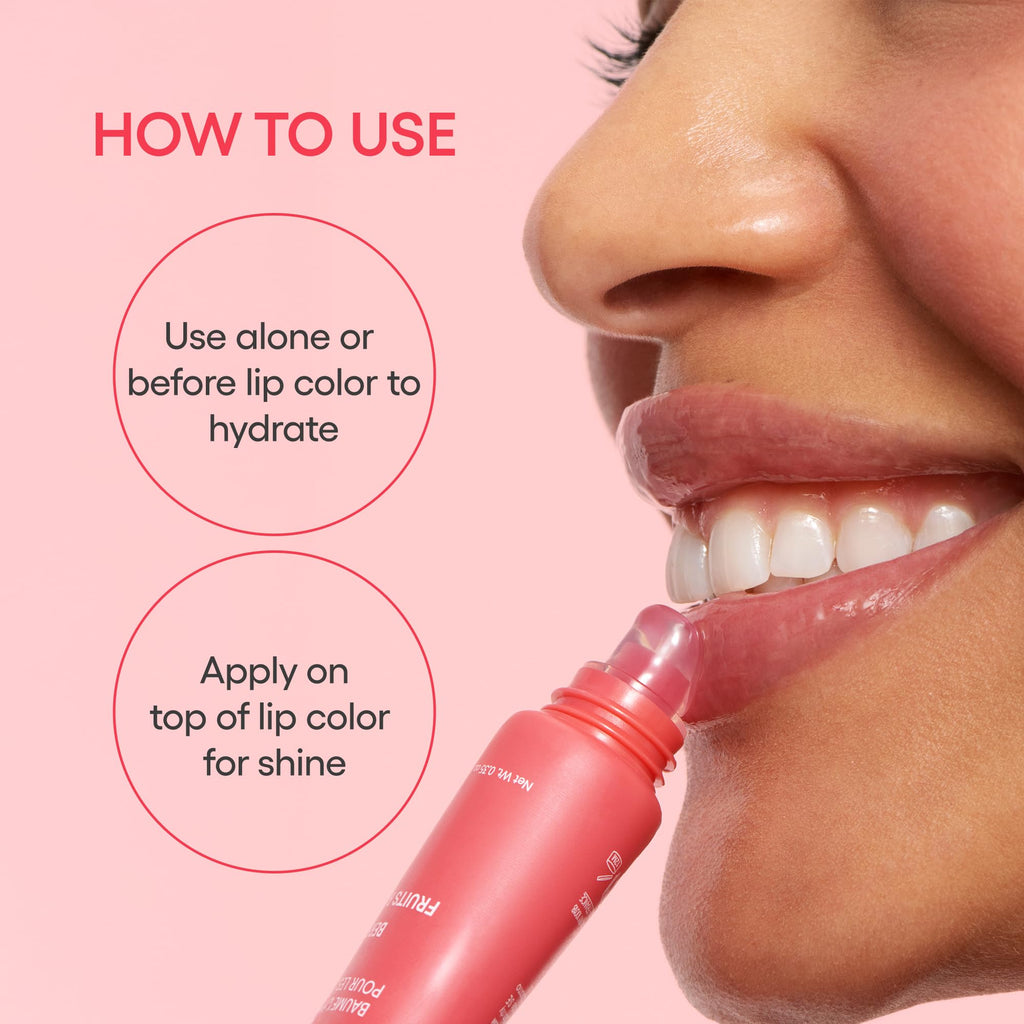 LANEIGE Lip Glowy Balm: Sheer Tinted Lip Treatment Balm Tube with Shea & Murumuru Butters for Hydrating, Moisturizing, Glossy, Non-Sticky Shine, Berry | Korean Skin Care, Pear