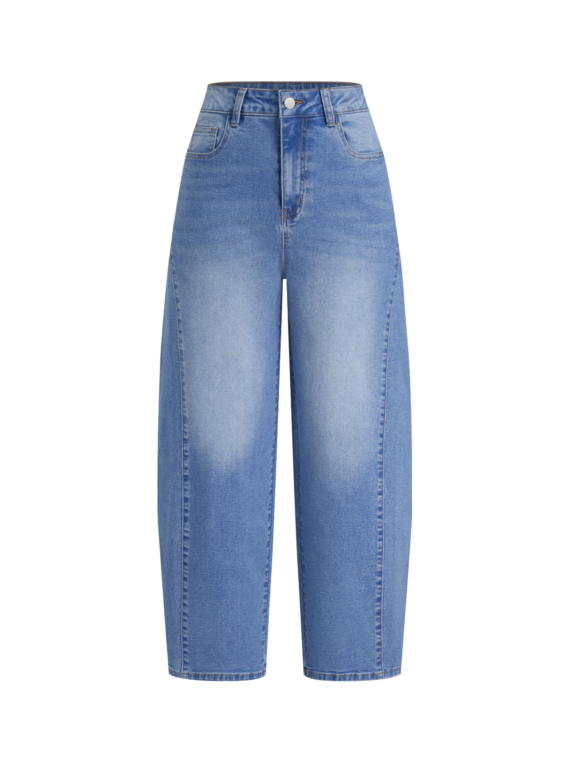 CIDER Women's Barrel Jeans High Waisted Baggy Jeans Y2K Boyfriend Jean Vintage Loose Fit Pants Trendy: Denim, XL