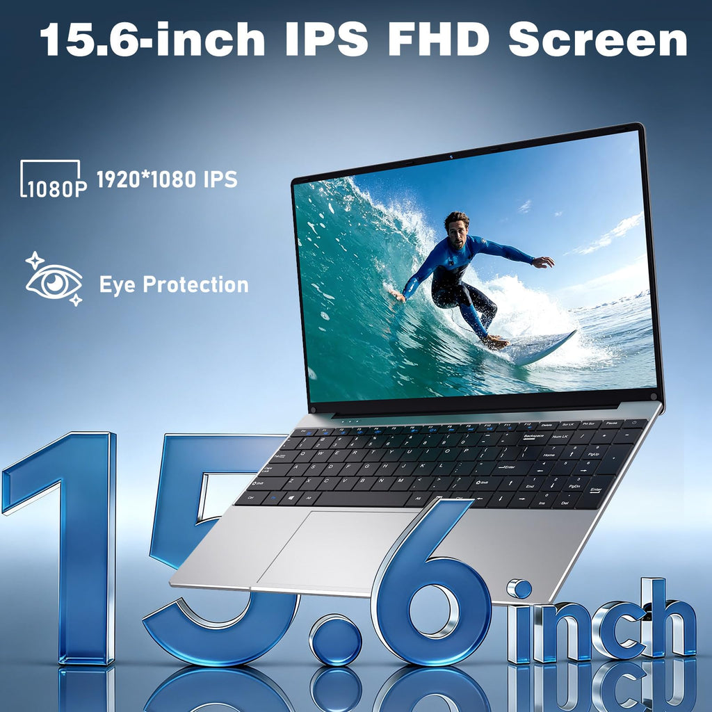 Laptop Computer, Windows 11 Pro Lap Top 2026 New, 15.6 Inch Laptop PC, 8GB RAM 256GB SSD, 4425Y Processor, IPS FHD 1920*1080P, 2-Year Warranty, 5000mAh Battery, Mini HDMI, for School Business Student