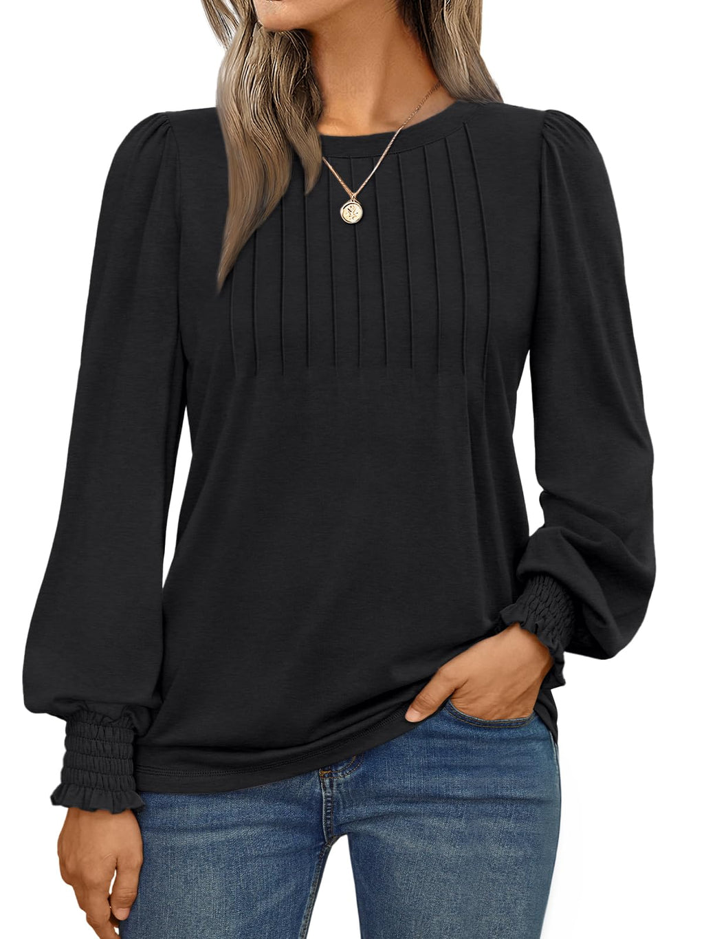 AUTOMET Womens Long Sleeve Shirts Fall Blouses Tops Business Casual Outfits