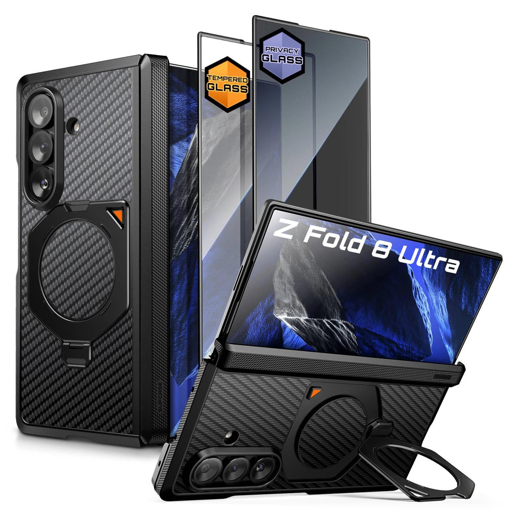 SUPCASE for Samsung Galaxy Z Fold 8 Ultra/Z Fold 7 Case, Aramid Black
