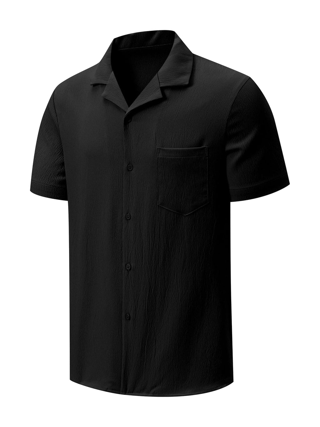 JMIERR Men Texture 2 Piece Outfit Short Sleeve Lightweight Beach Button Down Shirt Casual Pant Sets with Pocket