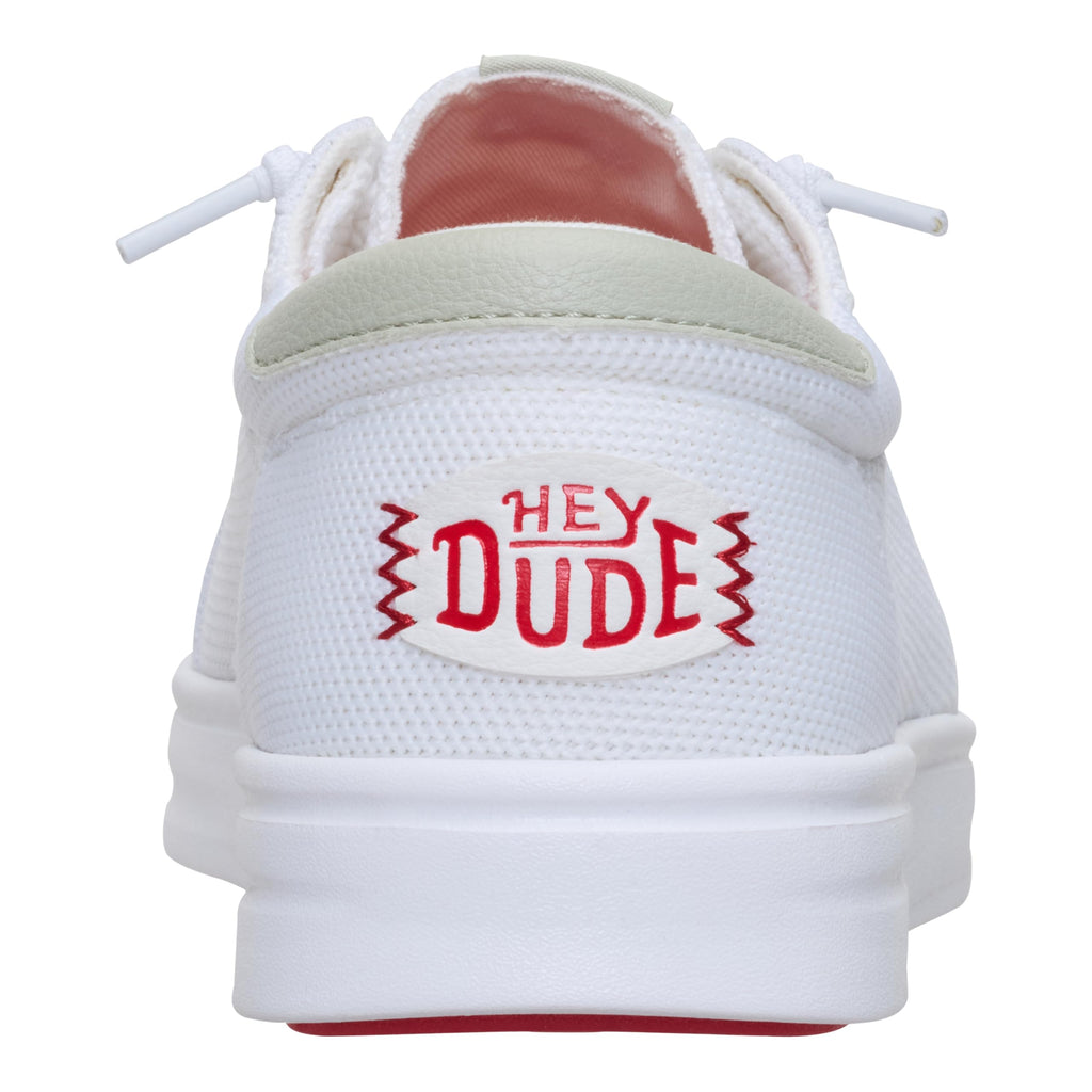 HEYDUDE Paul Pro Mesh White/Multi Size 11, Men's Shoes, Casual Sneakers, Comfortable & Light-Weight