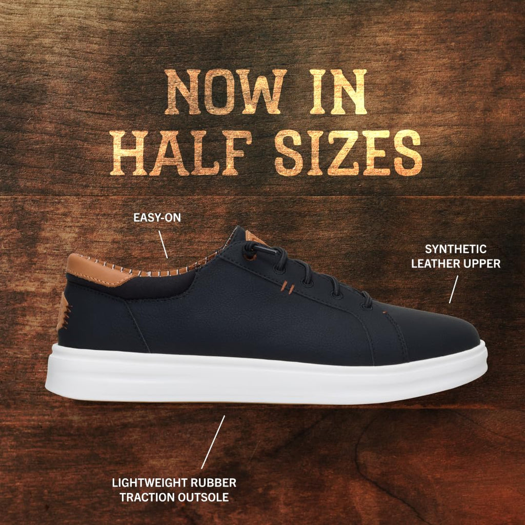 HEYDUDE Paul Pro Classic Cognac Size 8, Men's Shoes, Casual Sneakers, Comfortable & Light-Weight