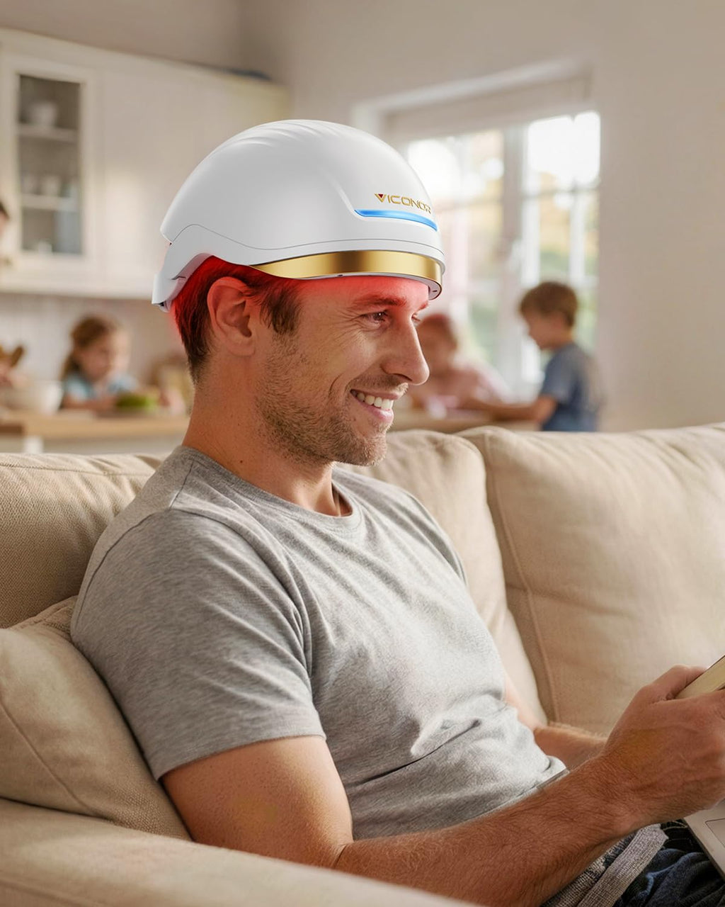 Hair Growth System: Red Light Therapy for Hair Growth Laser Cap - FDA Cleared Laser Therapy Device; Low Level Laser Therapy (LLLT) Device for Home Use, Hands-Free Portable Design