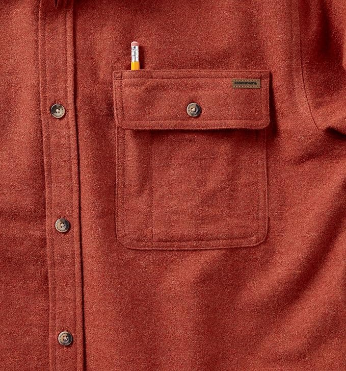 Legendary Whitetails Mens Flannel Shirt Long Sleeve Button Down 100% Cotton, Barnwood Heather, XL