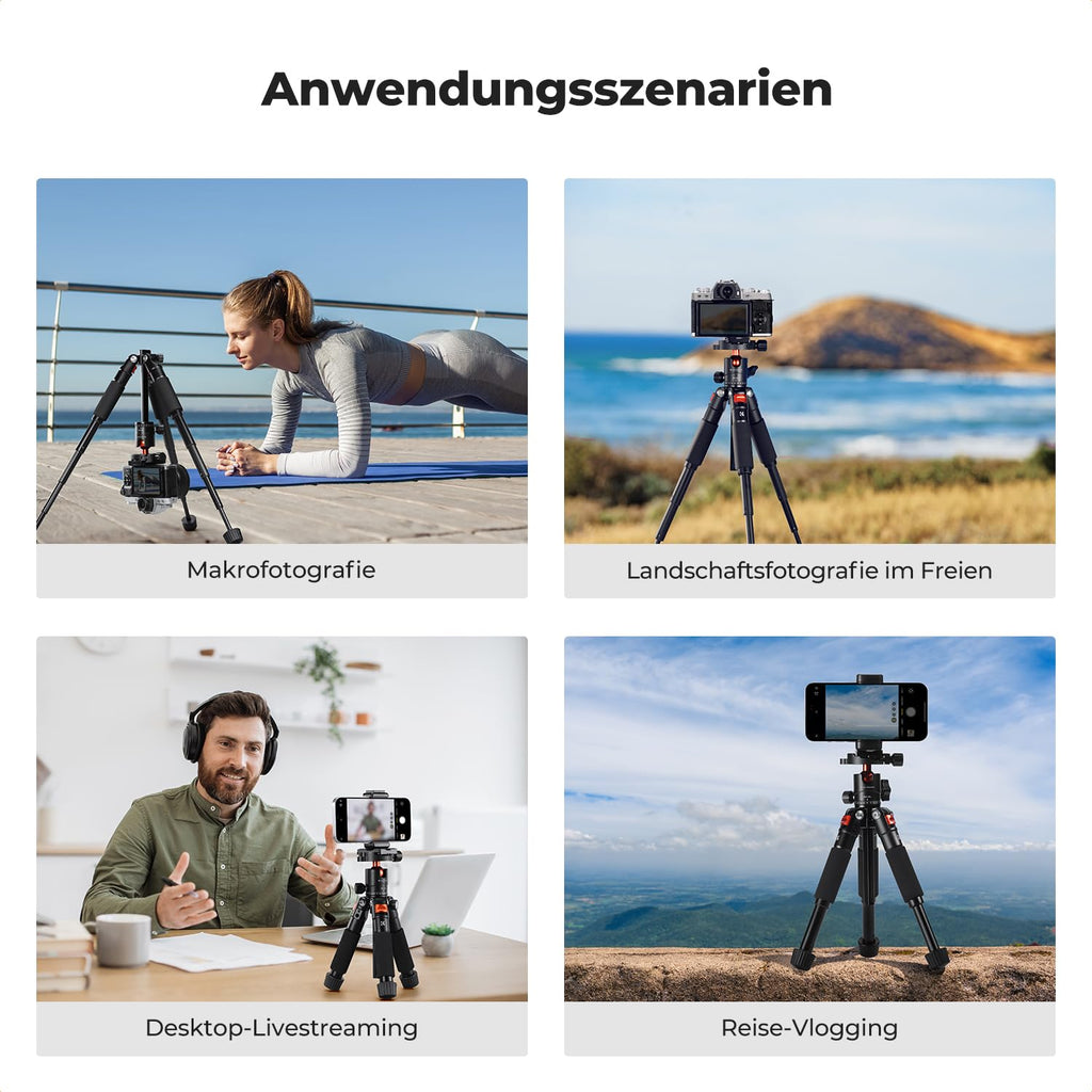 K&F CONCEPT 21.6'' Mini Desk Tripod.