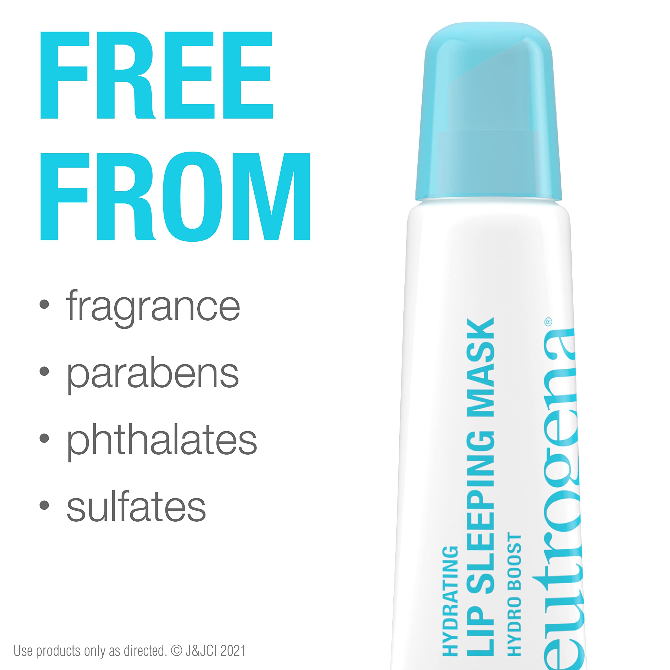 Neutrogena Hydro Boost Lip Hydration Kit with Light Pink Tinted Lip Oil and Clear Overnight Lip Sleeping Mask, Both with Hyaluronic Acid Designed to Nourish & Hydrate Day & Night, 2 items