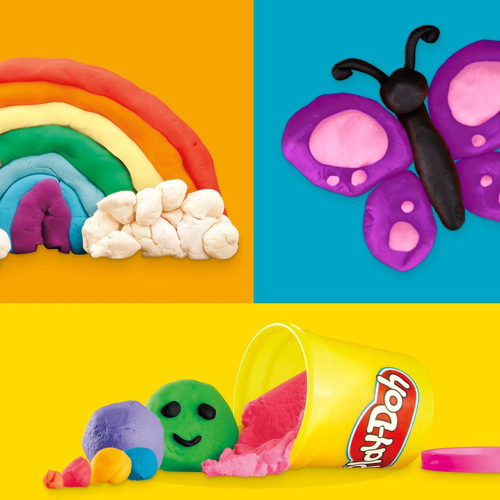 Play-Doh Jewel Colors Bulk 12-Pack of 4-Ounce Cans, Holiday Stocking Stuffers, Prizes & Party Favors, Kids Arts & Crafts, Preschool Toys, Ages 2+ (Amazon Exclusive)