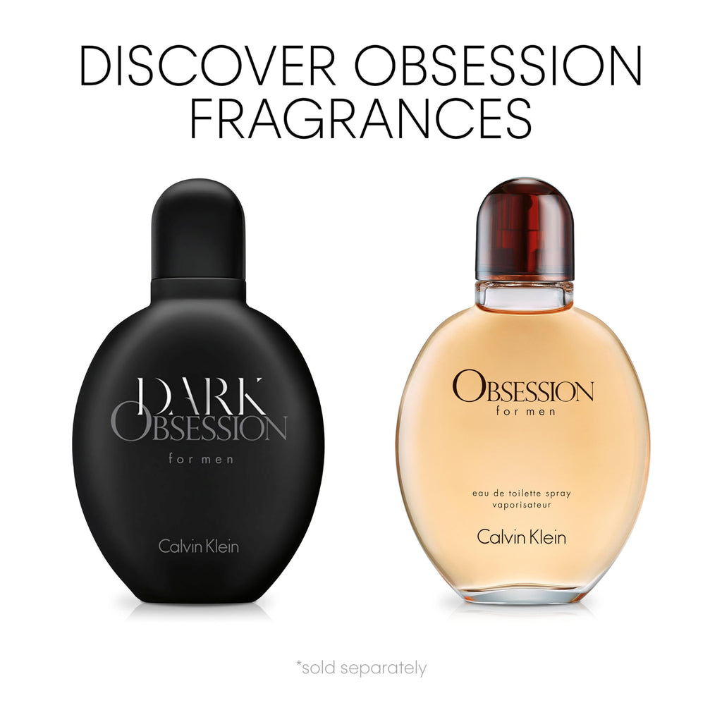 Calvin Klein Obsession 3-Piece Gift Set - Eau de Toilette 4.2 fl oz, Shower Gel 3.3 fl oz, Deodorant 2.5 oz - Men's Fragrance – With Notes of Bergamot, Mandarin, Lavender & Musk