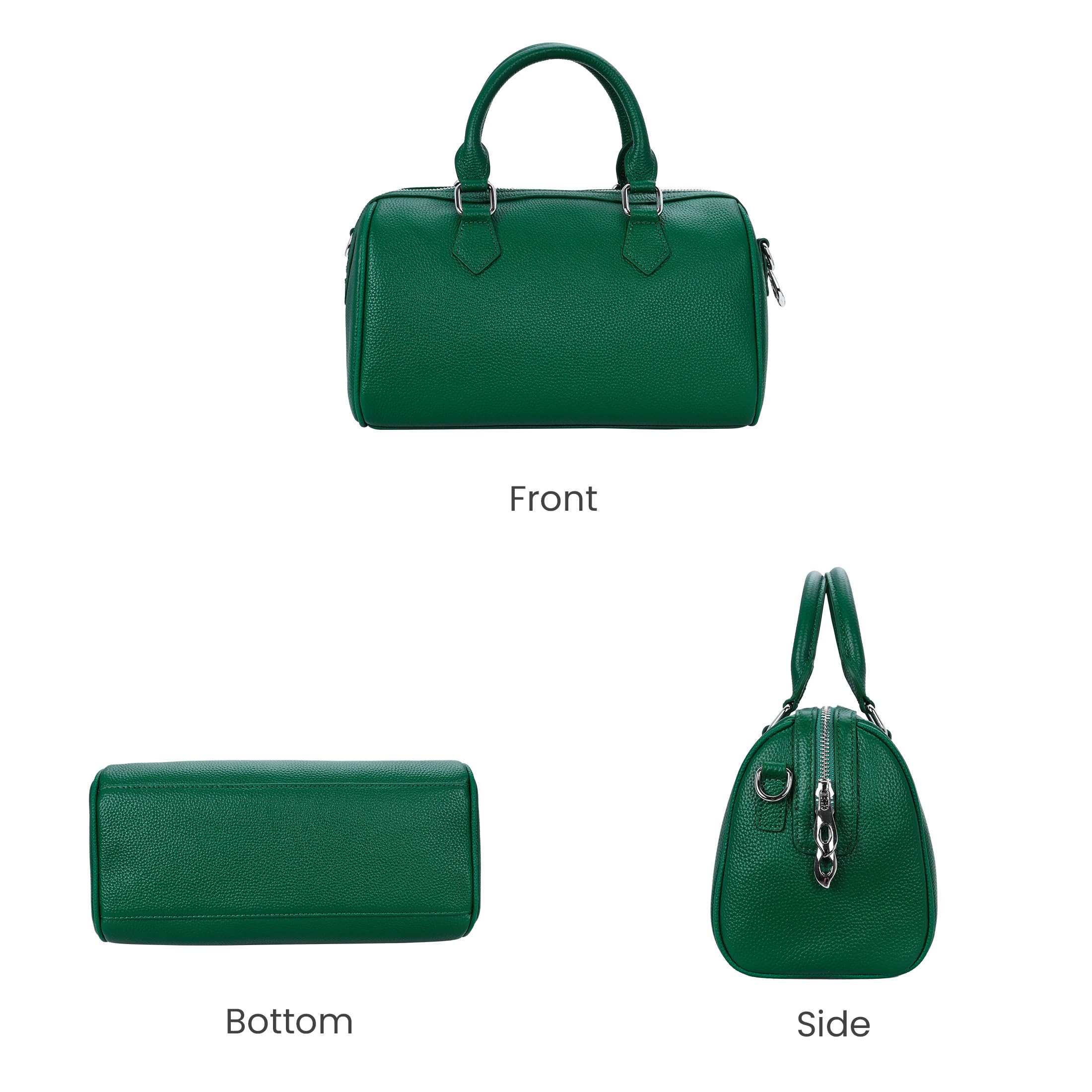 HESHE Leather Tote Bags for Women Crossbody Shoulder Purse Satchel Handbags