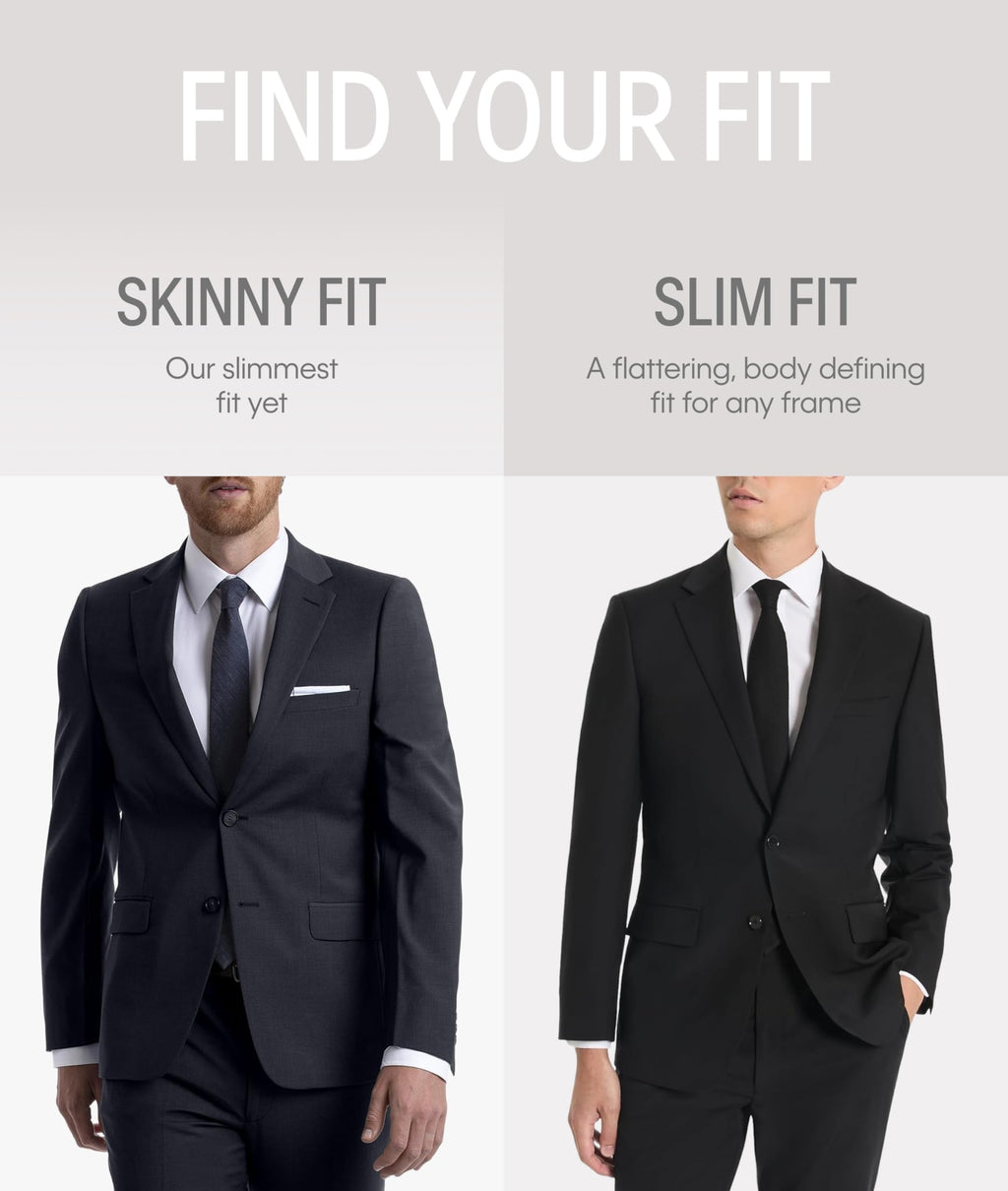 Calvin Klein Slim Fit Suit Separate Pants, Black, 3W x 32L