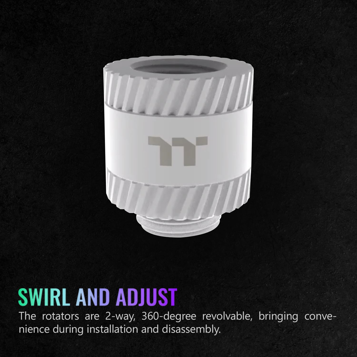 Thermaltake Pacific SF Female to Male 20mm Extender White/DIY LCS/Fittings CL-W392-CU00WT-A
