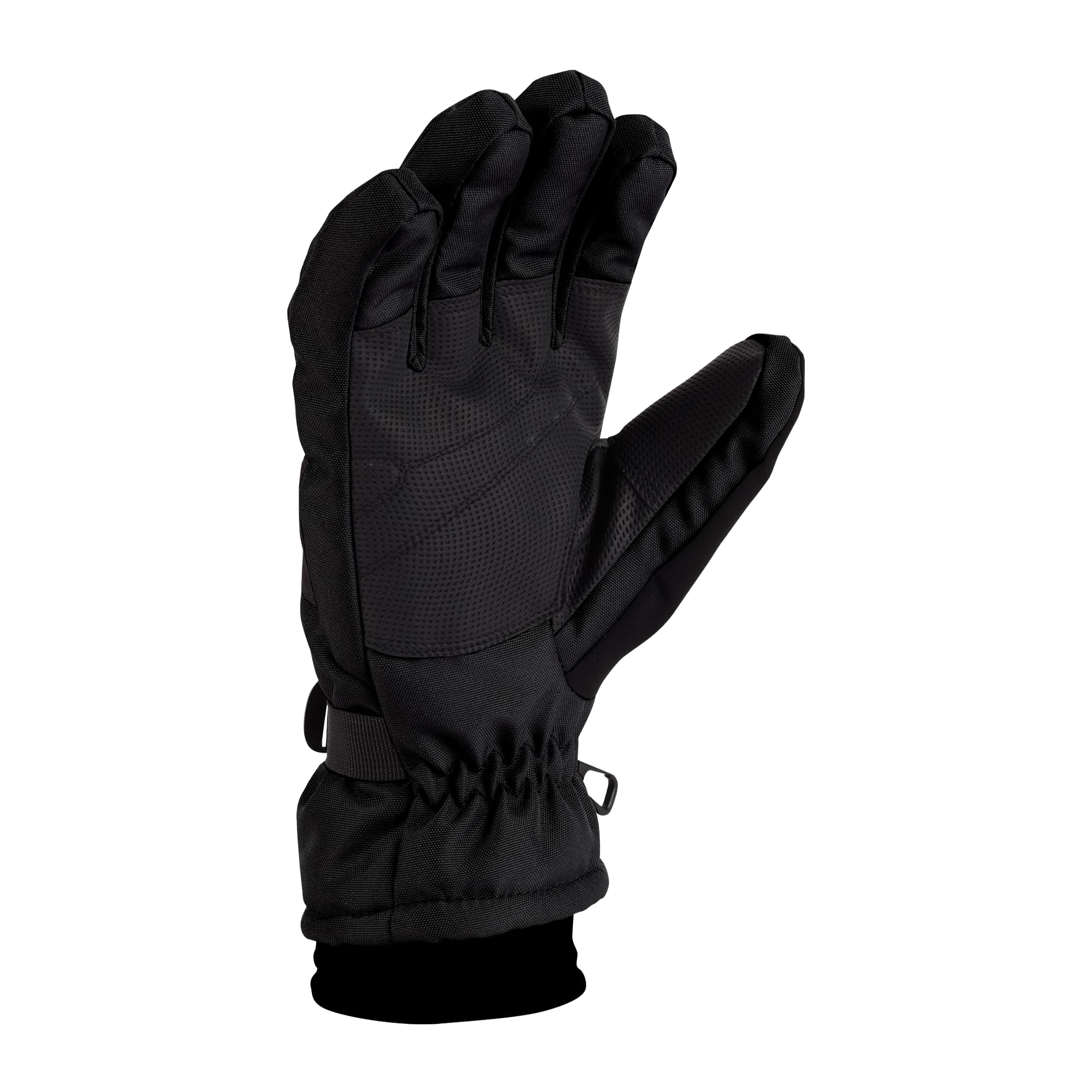 Carhartt Men's Waterproof Insulated Knit Cuff Glove, Black, Large