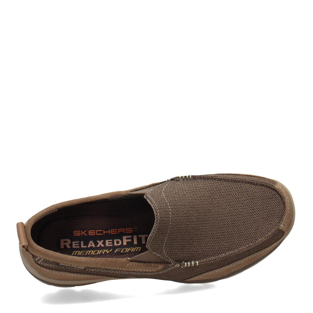 Skechers Men's Superior Milford Slip-On Loafer, Light Brown, 11 M US