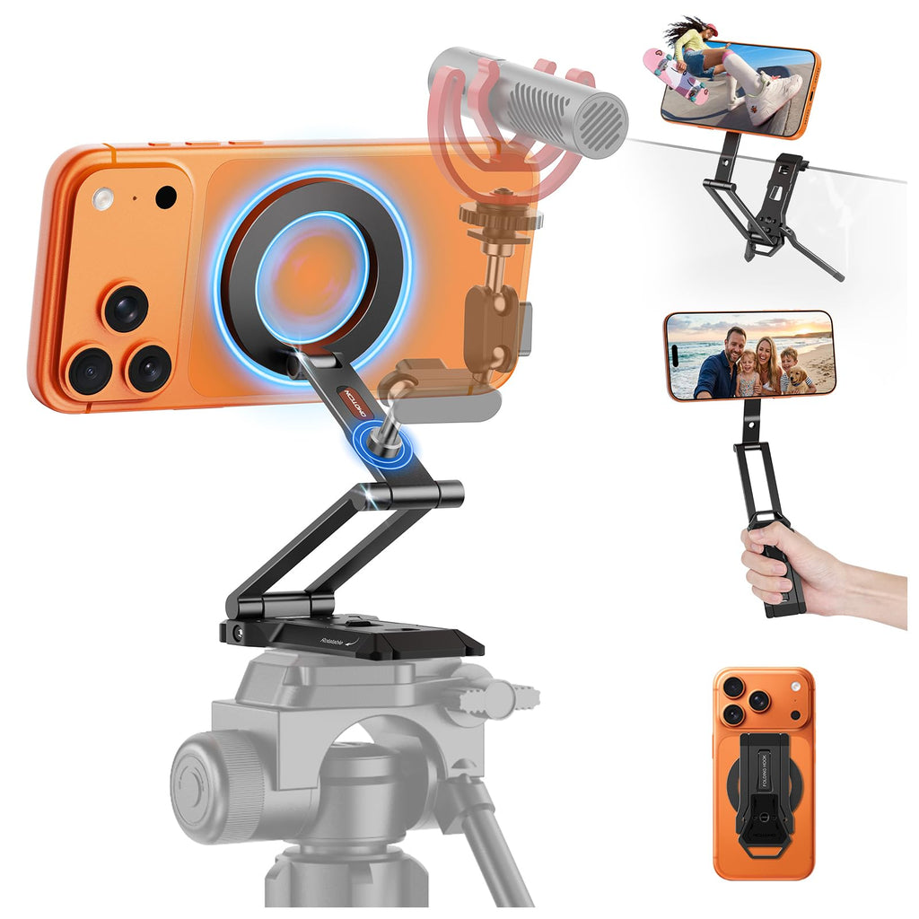 OMOTON TP06-E [3-Adjust] Sturdy Compact Magnetic Phone Tripod for iPhone 18