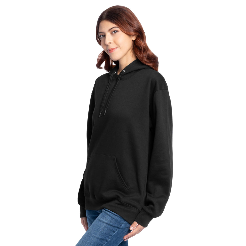 Fruit of the Loom Men's Eversoft Fleece Sweatshirts & Hoodies, Pullover-Black, X-Large
