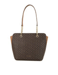 Calvin Klein Hailey Signature Top Zip Chain Tote