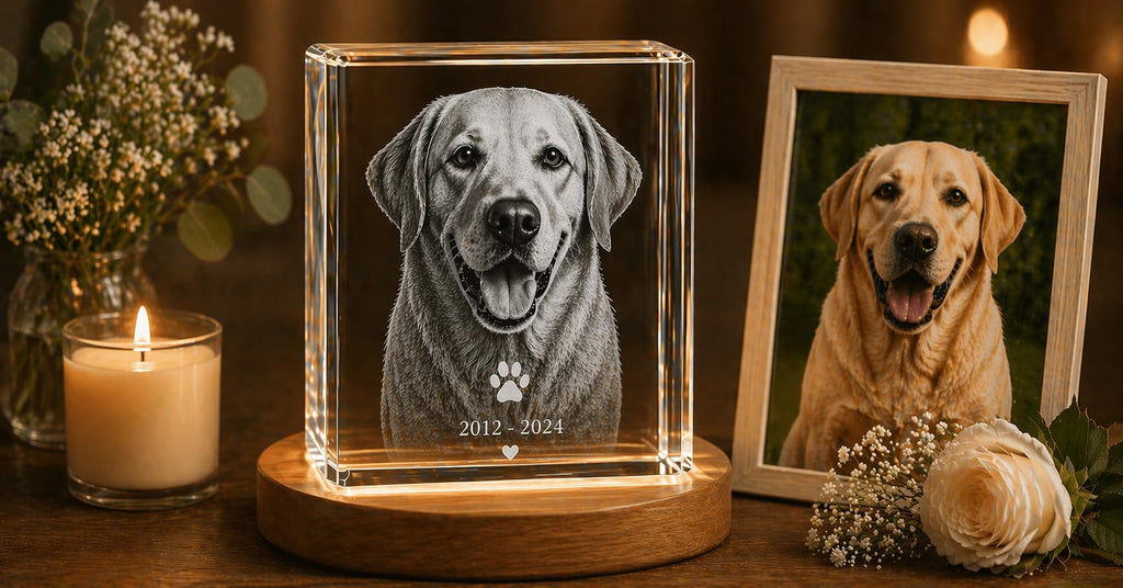 Personalized 3D Crystal Heart Figurine – Custom Photo Engraved Gift, Premium Crystal Keepsake for Anniversary, Wedding, Birthday, Couples & Loved Ones(medium rectangle 3 * 3.5 * 3 inches)