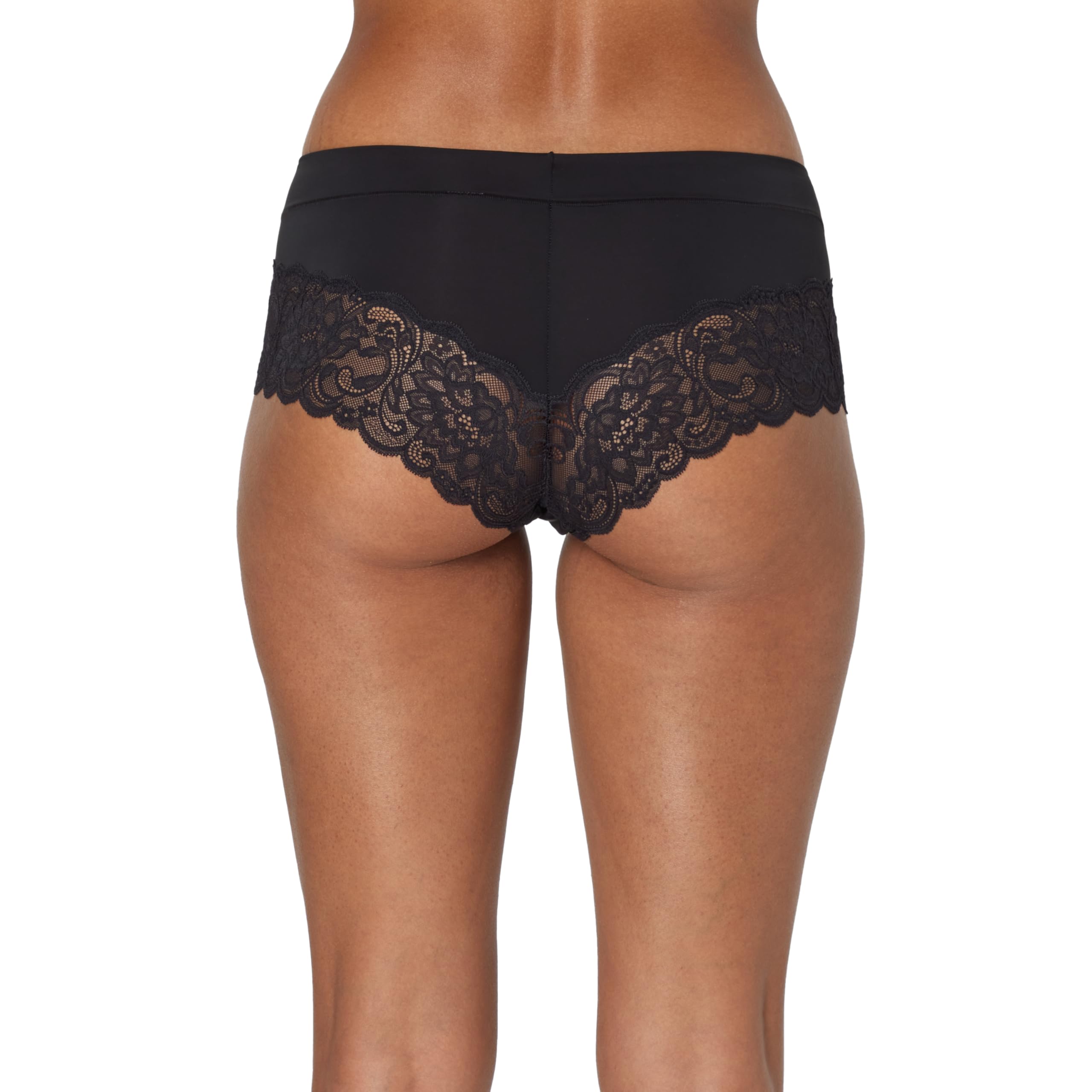 Maidenform Women's Underwear Hipster Pack, 3-Pack, Low-Rise Cheeky Underwear Women Pack, Lace Hipster Panties for Women
