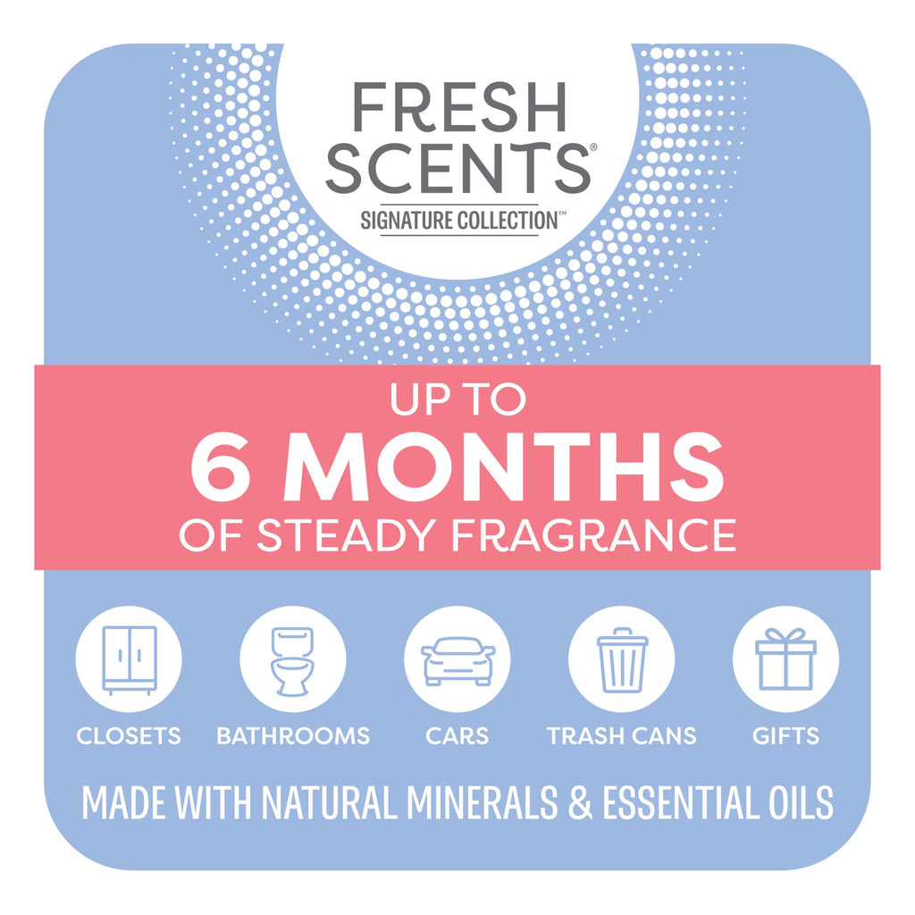 Fresh Scents Scented Sachets | Lavender | Home Fragrance | Long Lasting (Up to 6 Months) | Air Freshener for Closets, Drawers, & Cars | 6 Pack