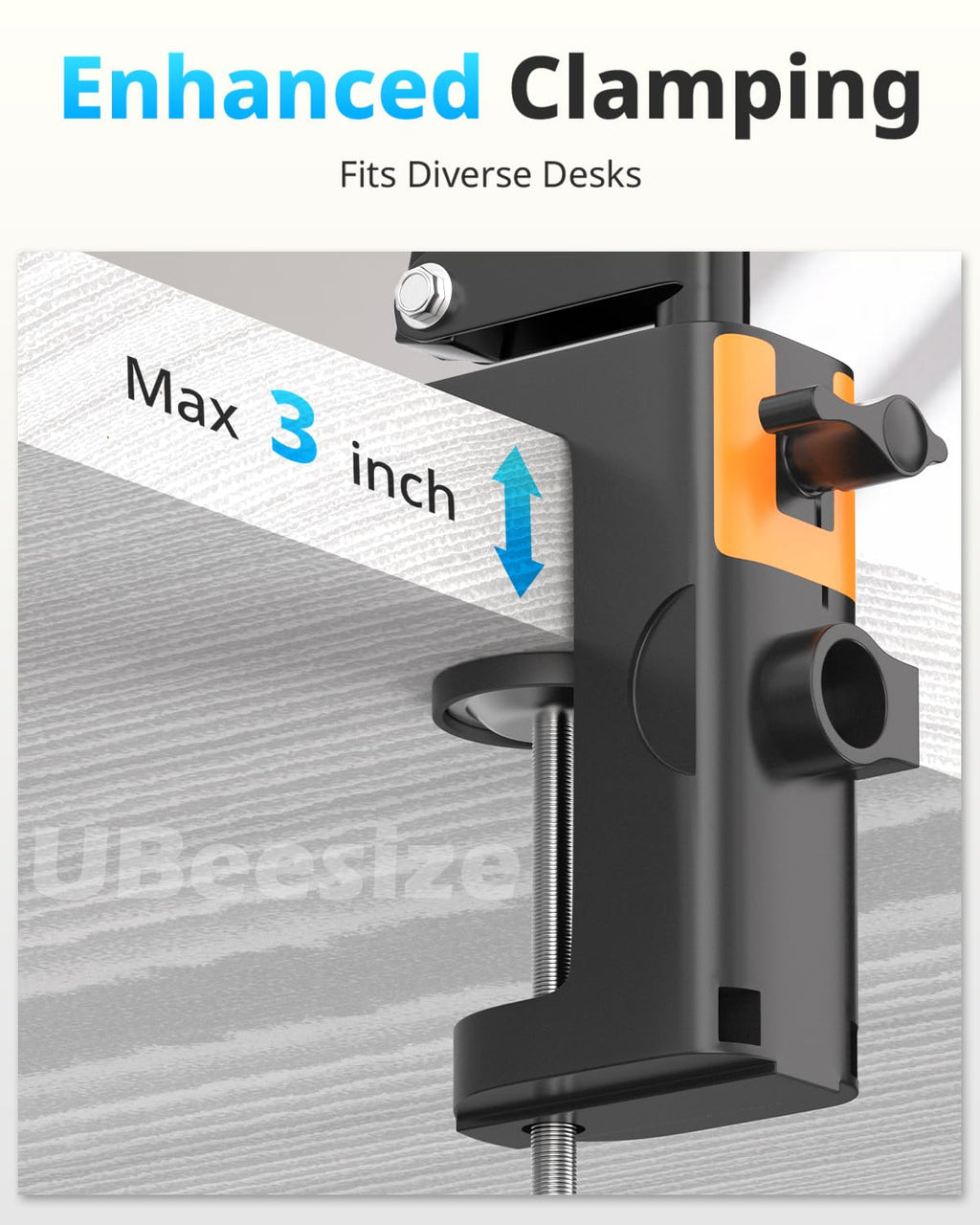 UBeesize Overhead Phone Mount, Flexible Webcam Arm with Phone Holder and Ball Head, Overhead Tripod for Phone Drawing Live Streaming Cooking Flat Photography