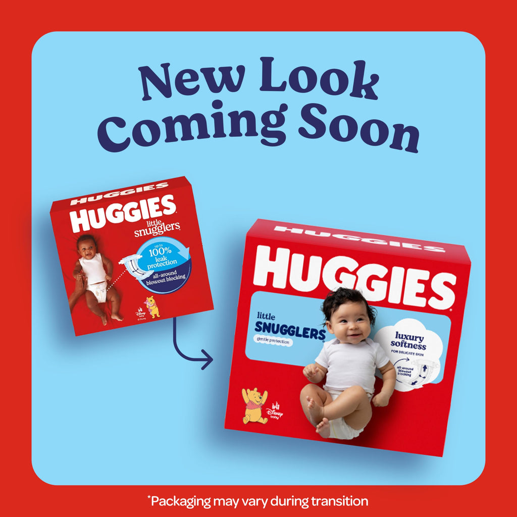 Huggies Size 2 Diapers, Little Snugglers Baby Diapers, Size 2 (12-18 lbs), 84 Count, Packaging May Vary