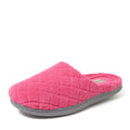 Dearfoams Women's Leslie Washable Memory Foam Terry Clog with Wide Widths Slipper, Paradise Pink, 11-12