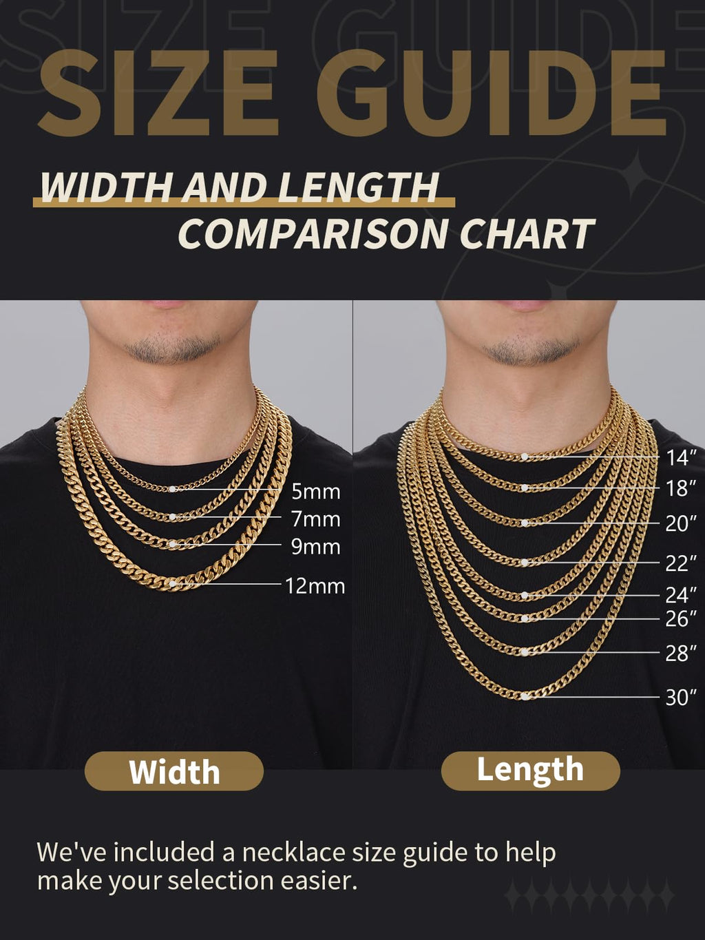 FindChic Rapper Chain Mens Curb Chain Necklace 18K Gold Plated Thick 7MM Heavy Cuban Link Chains for Men Women 20'' Replacement Cross Chain