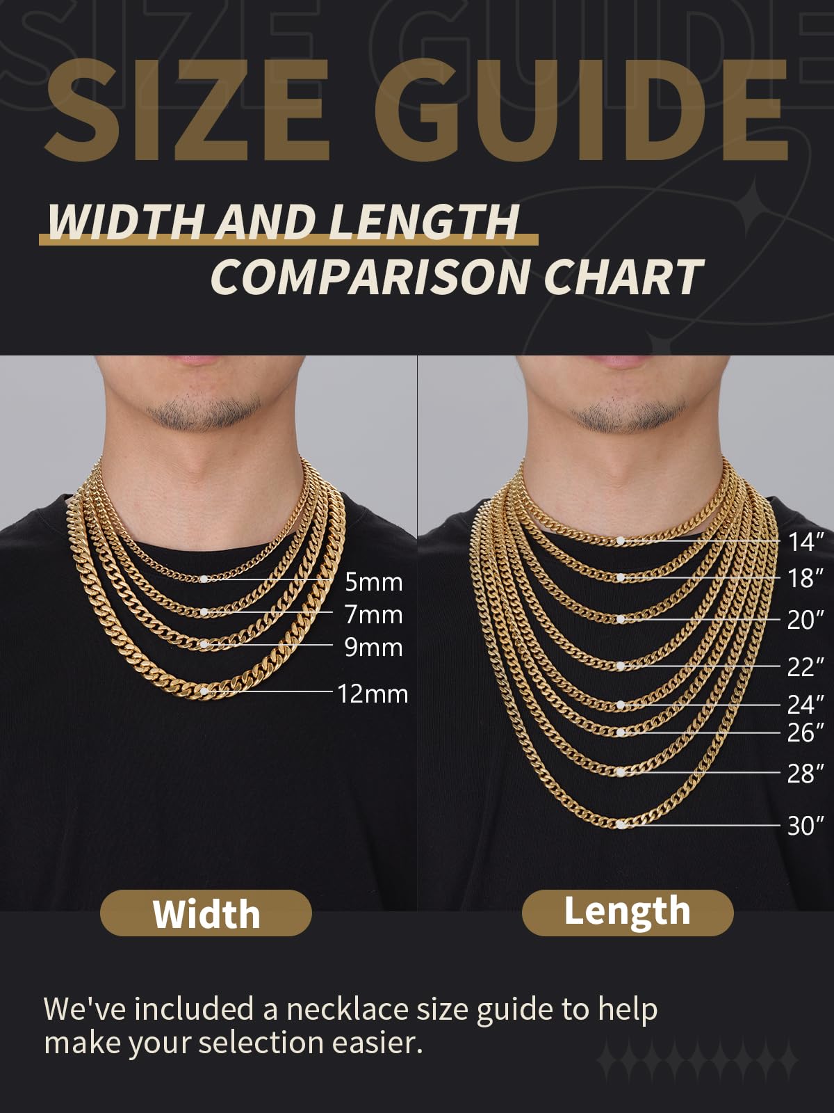 FindChic Rapper Chain Mens Curb Chain Necklace 18K Gold Plated Thick 7MM Heavy Cuban Link Chains for Men Women 20'' Replacement Cross Chain
