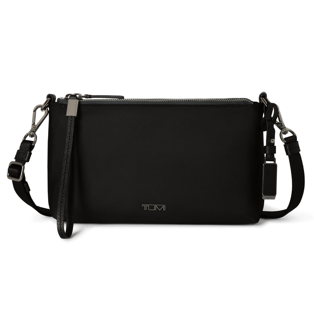 Tumi Womens Adela Crossbody Black/Gunmetal One Size