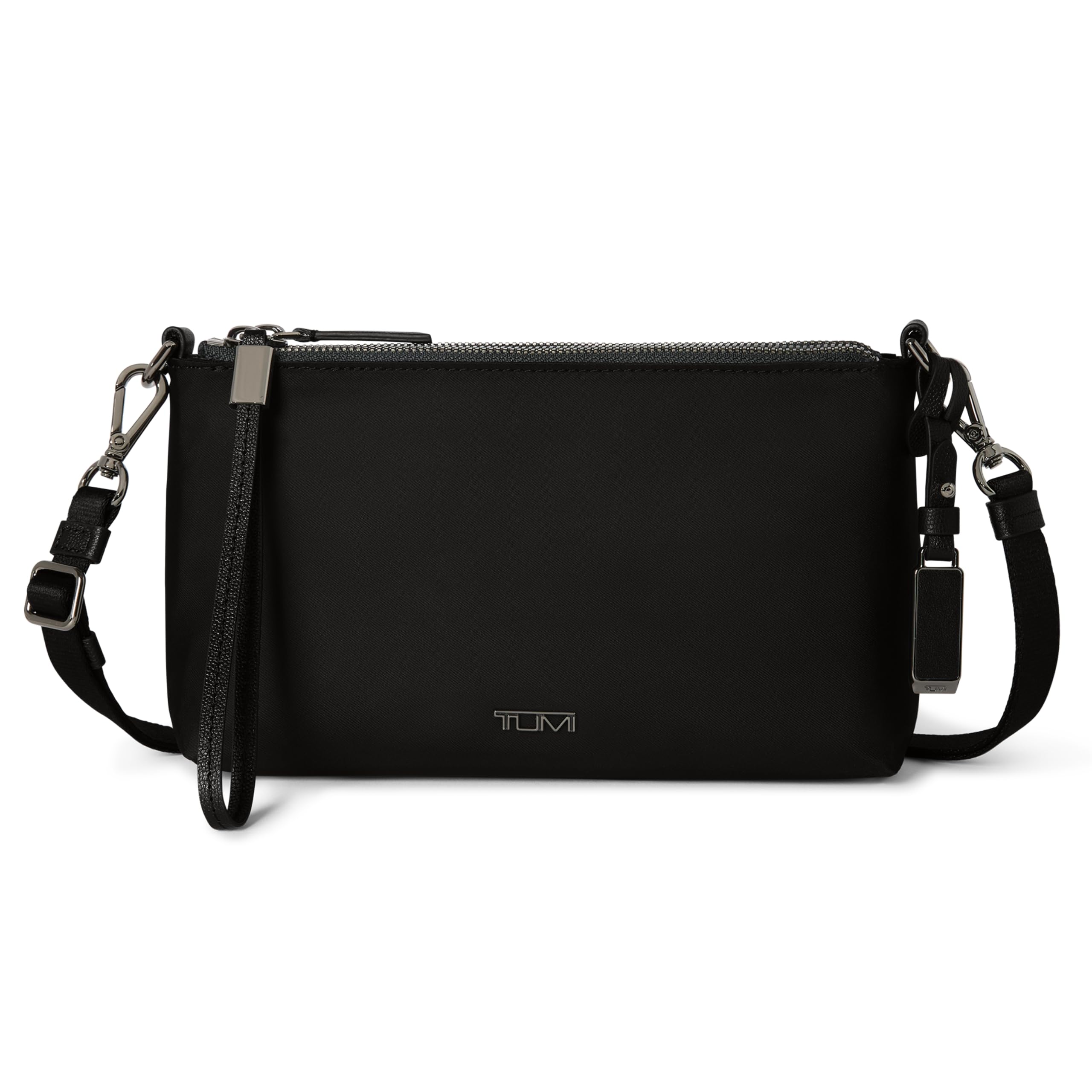 Tumi Womens Adela Crossbody Black/Gunmetal One Size