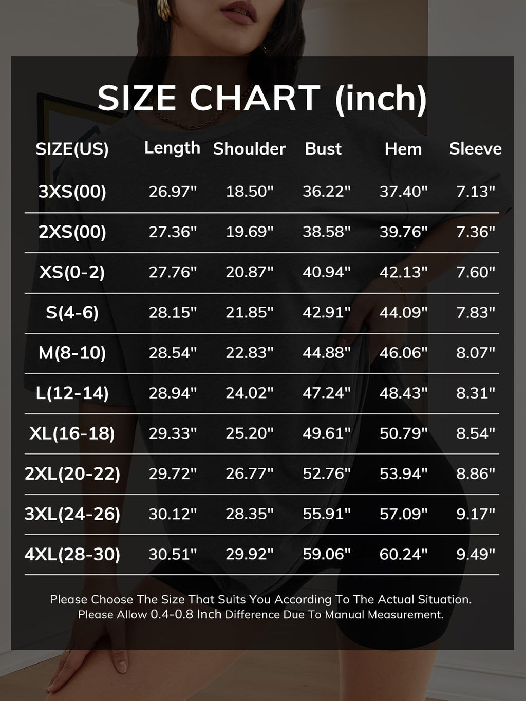 ATHMILE Womens Oversized T Shirts Loose Fit Crewneck Short Sleeve Tops Summer Casual Blouse Y2K 2025 Basic Tee Beach Black