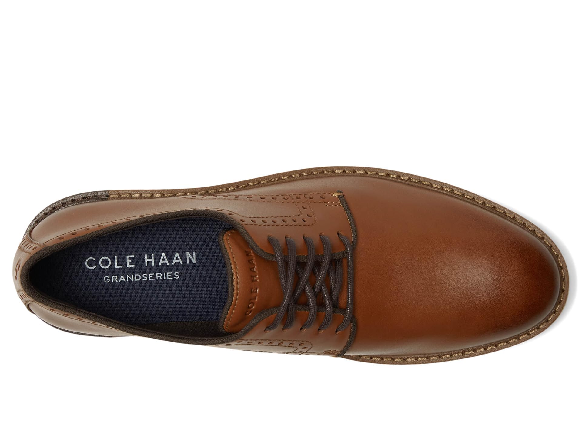 Cole Haan Men's Go-to Plain Toe Oxford, British Tan, 10.5 Medium