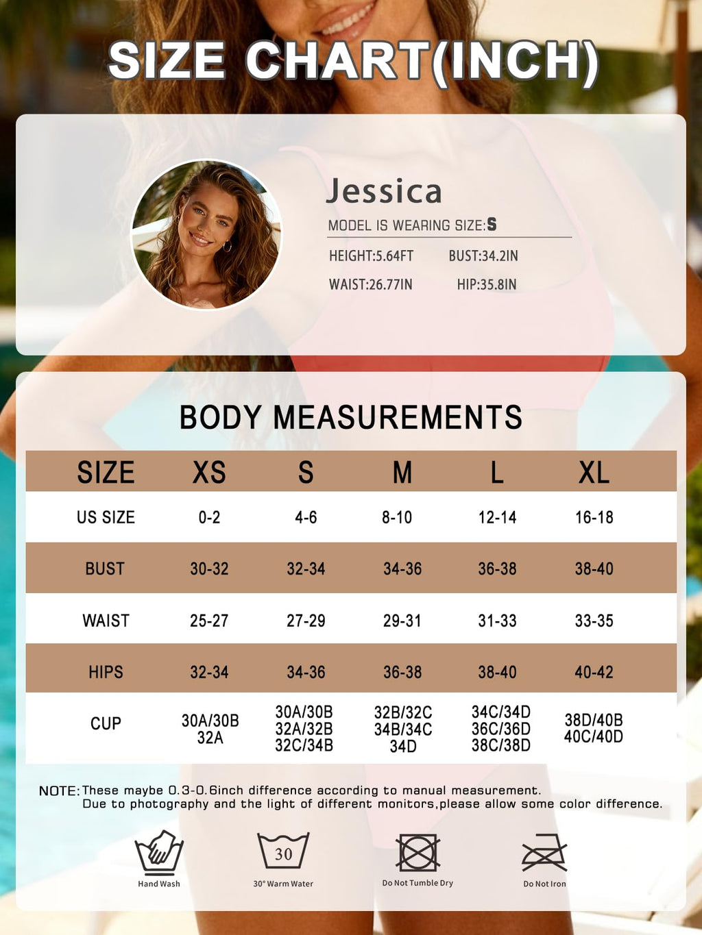 OWICA Women's 2 Piece Bikini Set Sexy Bathing Suits for Women Adjustable Spaghetti Straps Bandeau High Cut Swimsuit 2026 Coral Pink