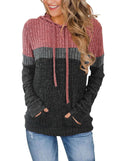 Lylinan Sweaters for Women Fall Clothes Early Fall Fashion 2025 Long Sleeve Shirts for Women Tops Boho Hoodies Winter Clothing Christmas Sweatshirts Trendy Comfiest Airport Outfits Lightred Gray XXL