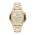 Fossil Men's Watch, Dean Quartz Stainless Steel Chronograph Watch for Men, Color: Gold