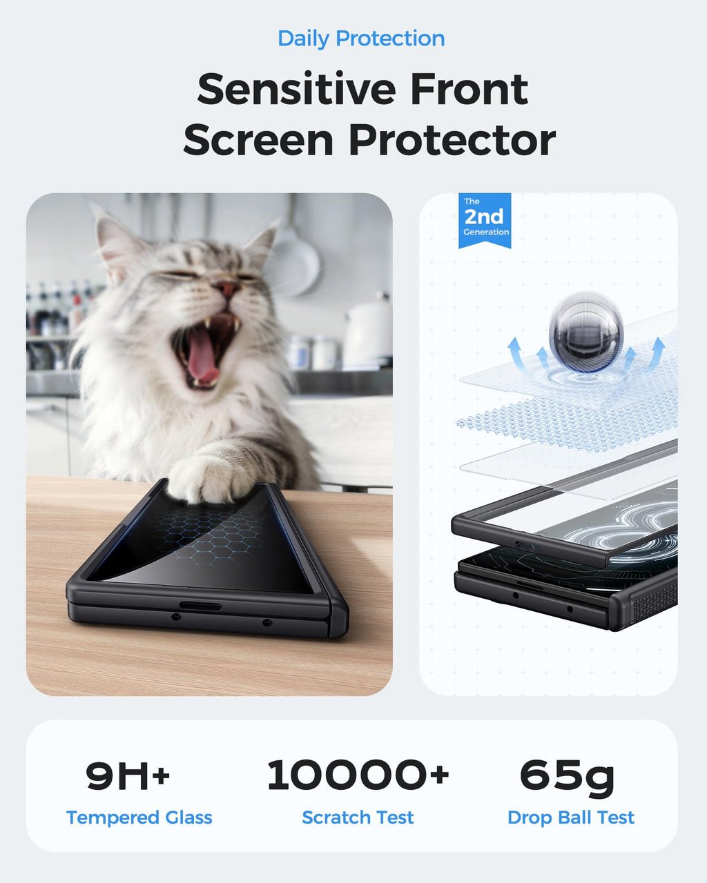 BXYJY for Samsung Galaxy Z Fold 8 Ultra Case with Stand, Black