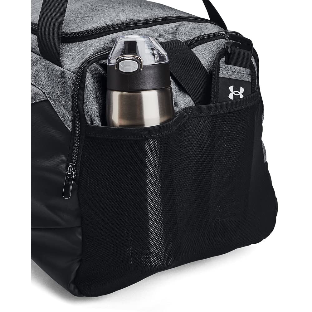 Under Armour Unisex-Adult Undeniable 5.0 Duffle, Pitch Gray Medium Heather (012)/Black, Medium