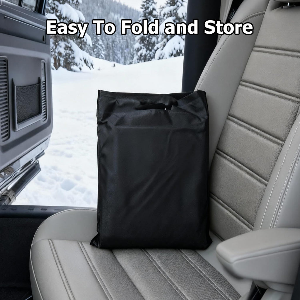DMJN [2026 Upgraded] Car Windshield Cover for Ice and Snow, Windshield Snow Cover for Winter Snow & Frost, 700D Heavy-Duty, Suitable for Cars, SUVs, and Trucks-Medium