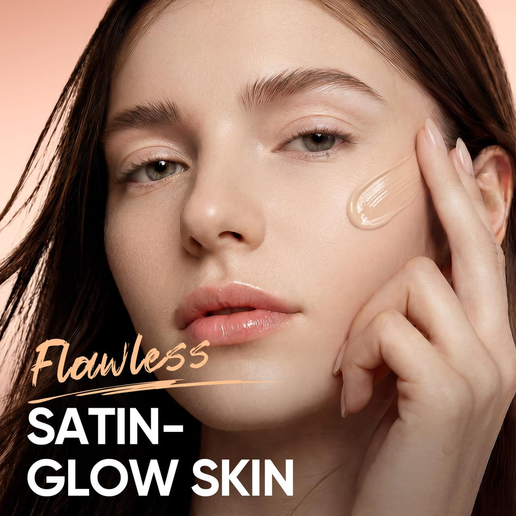 SKINTIFIC Full Coverage Cushion Foundation #02 Ivory