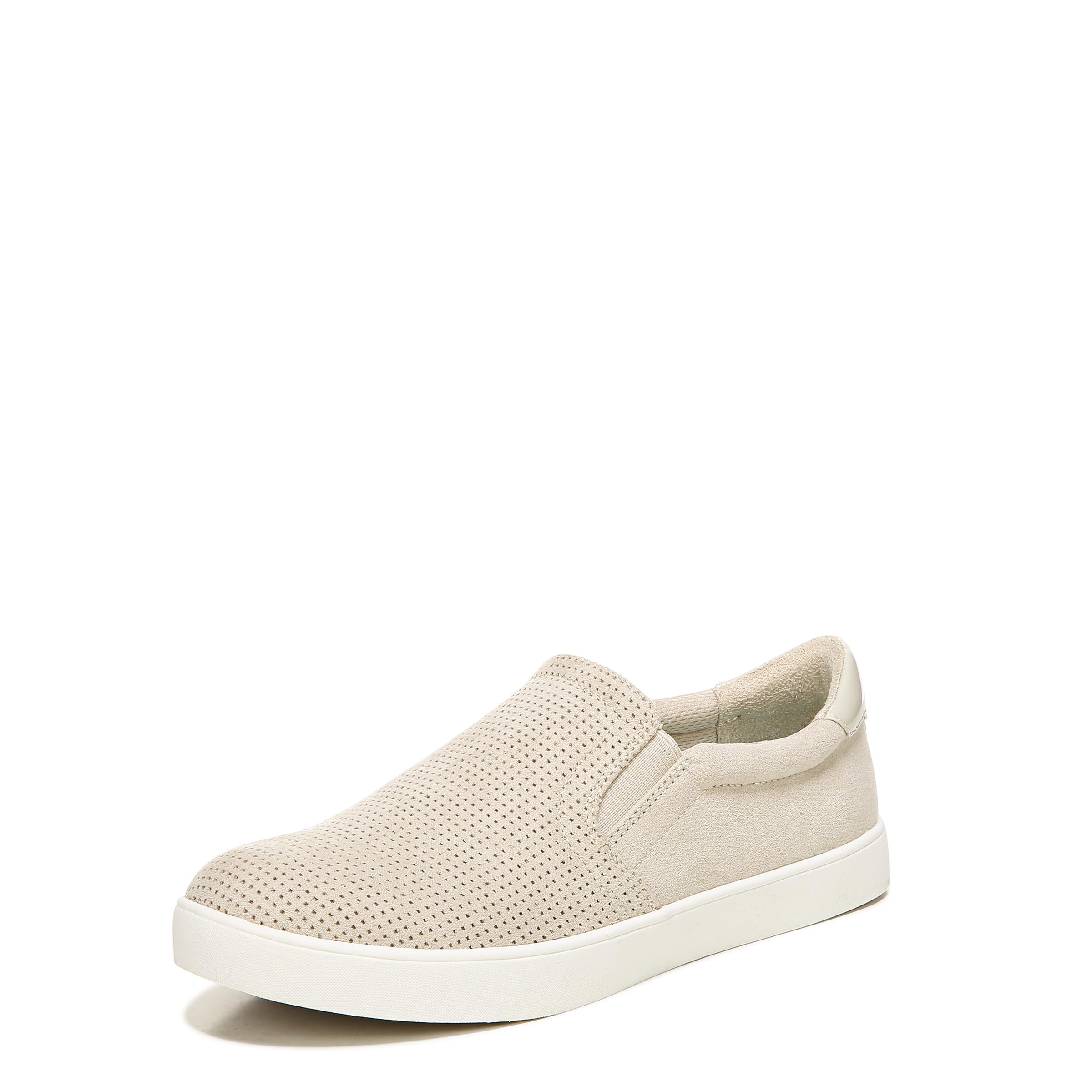 Dr. Scholl's Shoes Women's Madison Slip On Fashion Sneaker, Oyster Microfiber, 9 Wide